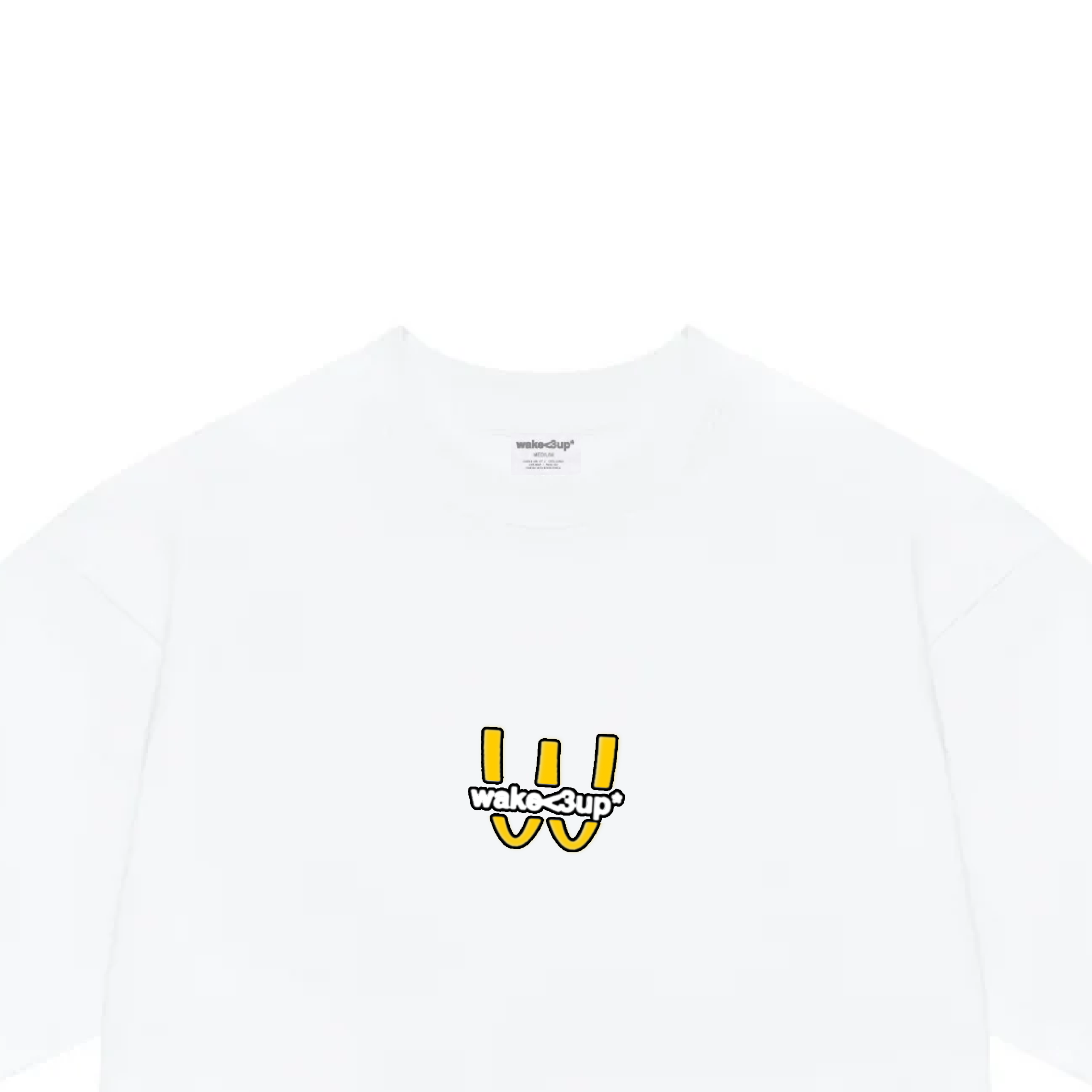 WAKEDONALDS - WHITE TEE