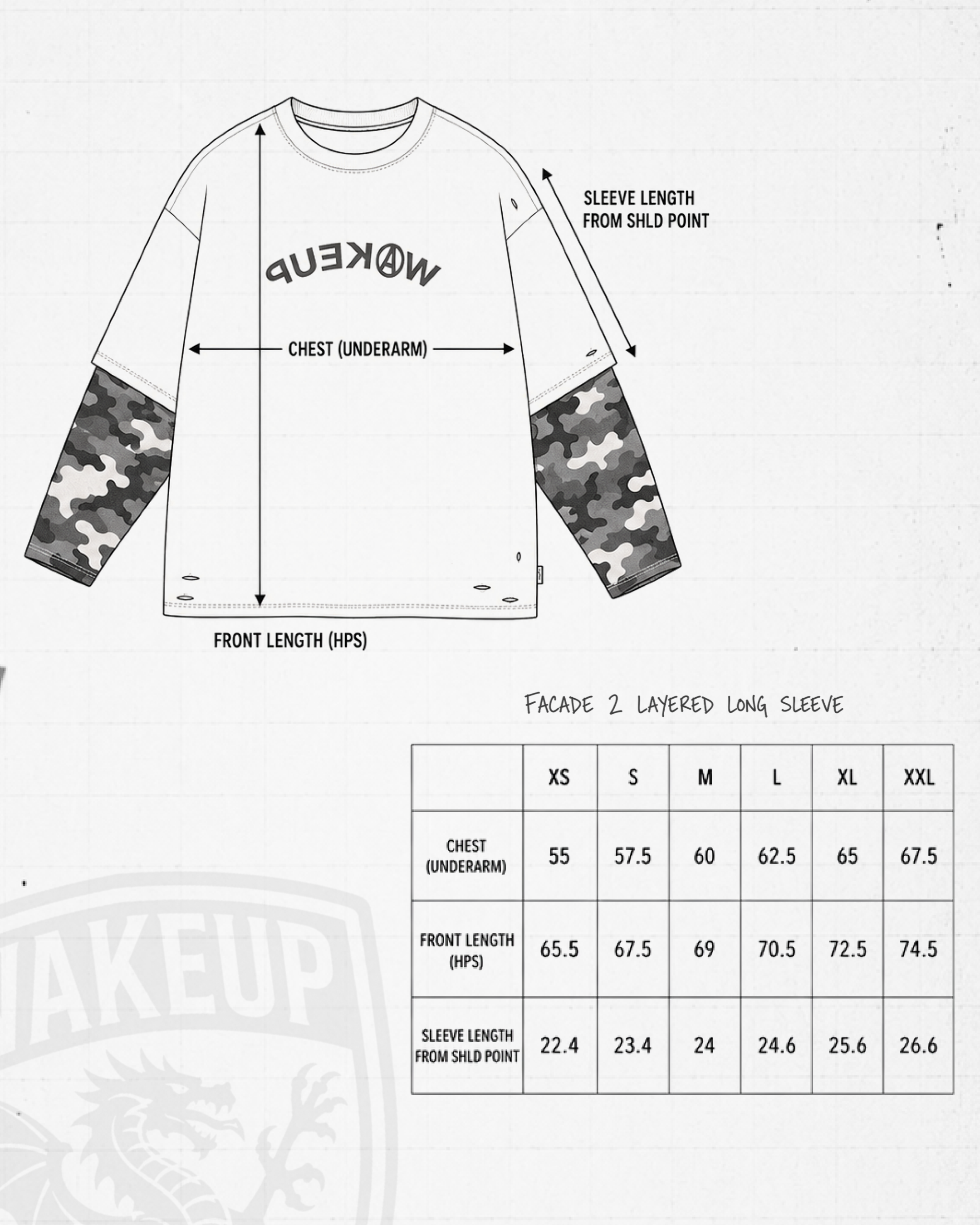 FACADE - 2 LAYERED LONGSLEEVE