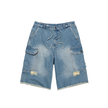 BAGGY AHH - BLUE DENIM SHORTS