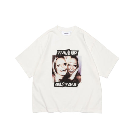 WAKEUP AUSTRALIA - WHITE TEE